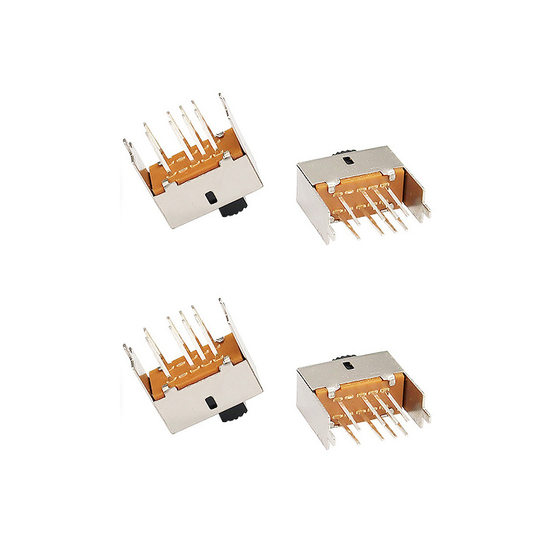 Interruttore di scorrimento S23E03 Micro Slide per il bruciatore di incenso asciugacapelli, doppio-Riga 8-Pin Vertical Two-Posizionare l\'interruttore di scorrimento